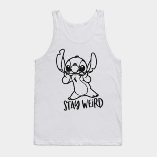 Stay weird Tank Top